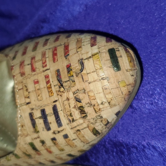 Amelia Grace cork 2" heels pumps 6.5 - Picture 3 of 9